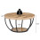 Tribesigns Tribesigns Round Coffee Table, Industrial 2-Tier Circle Coffee Table 6