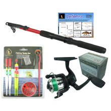 Hunter Pro Junior Fishing Set with Rod Reel & Tackle Set