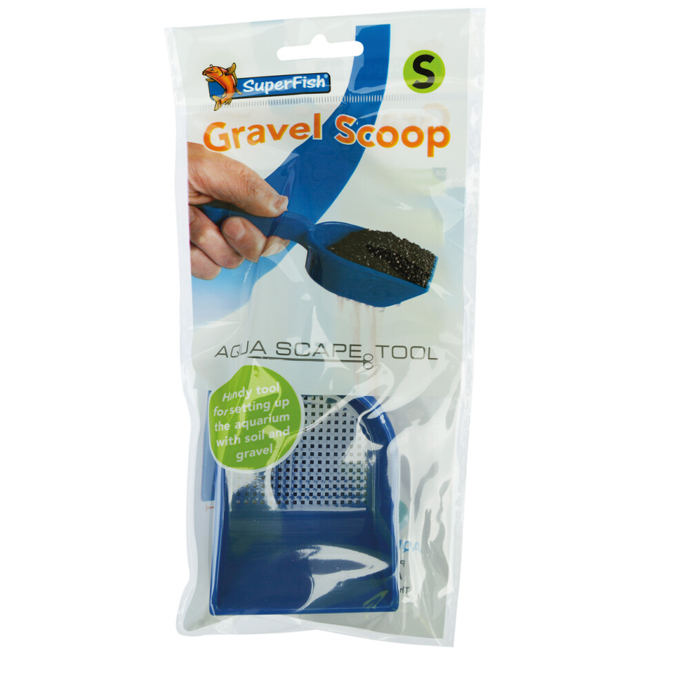 Superfish Gravel Scoop S Aquarium Maintenance 60mm Wide Scooper Fish Tank