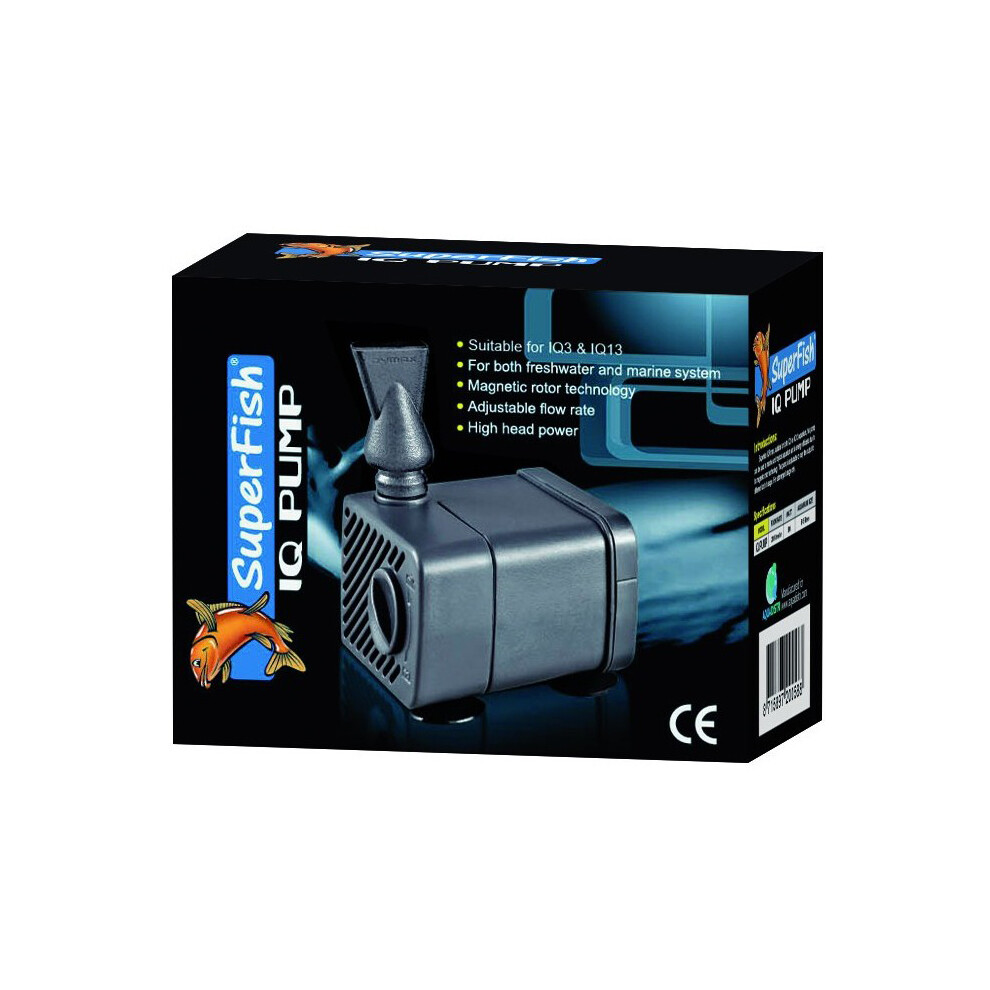 Superfish IQ Water Circulation Pump 200lph Aquarium Fish Tank