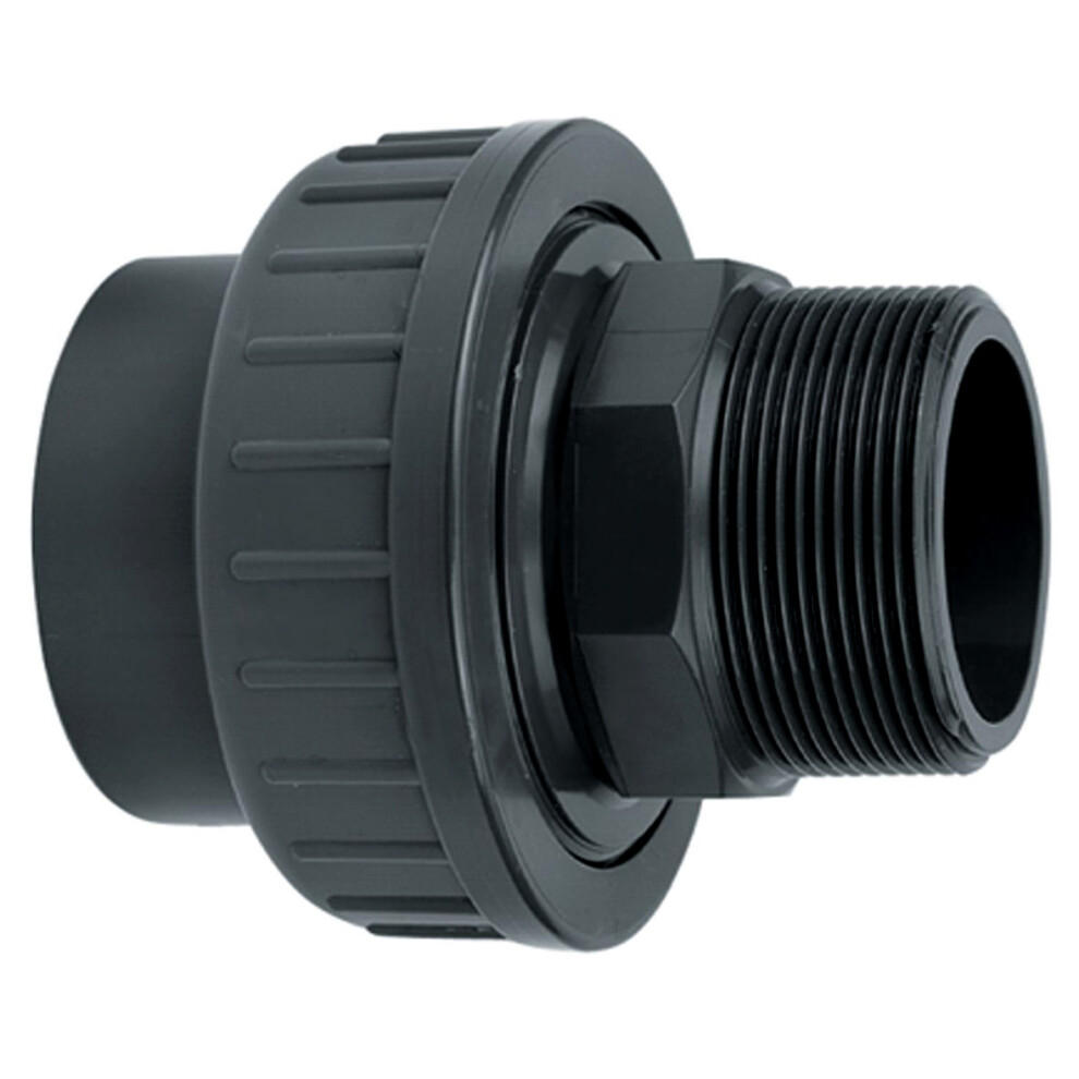 Evolution Aqua Adaptor Union 1.5" X 1.5" Male To Plain Female Uv Connector