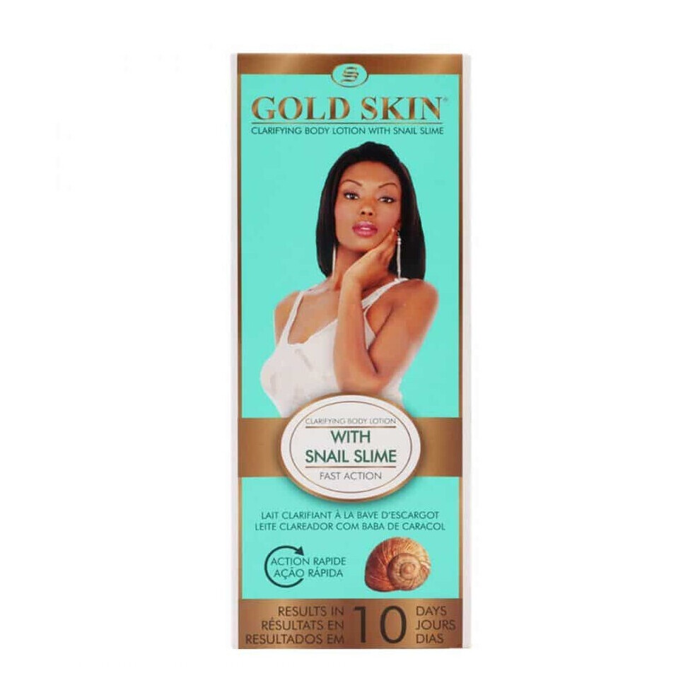 Gold Skin Clarifying Body Lotion With Snail Slime, Natural Moisturizer, Deep Hydration, Soothing and Calming 450ml