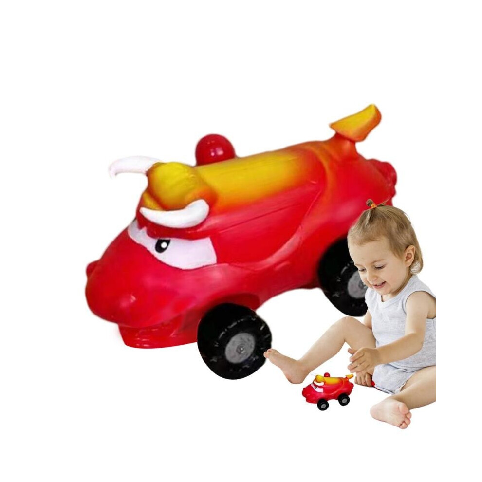 (2) Dinosaur Fidget Pull Back Car Stretchy Slow Rising Toy Anti-Stress Cute Novelty Play Toy Car For Kids Carnival Goodie Bag-image-OPC-PF2GSNF-NEW