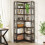 Tribesigns Tribesigns Corner Bookshelf, 7-Tier Industrial Corner Bookcase 1