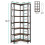 Tribesigns Tribesigns Corner Bookshelf, 7-Tier Industrial Corner Bookcase 12