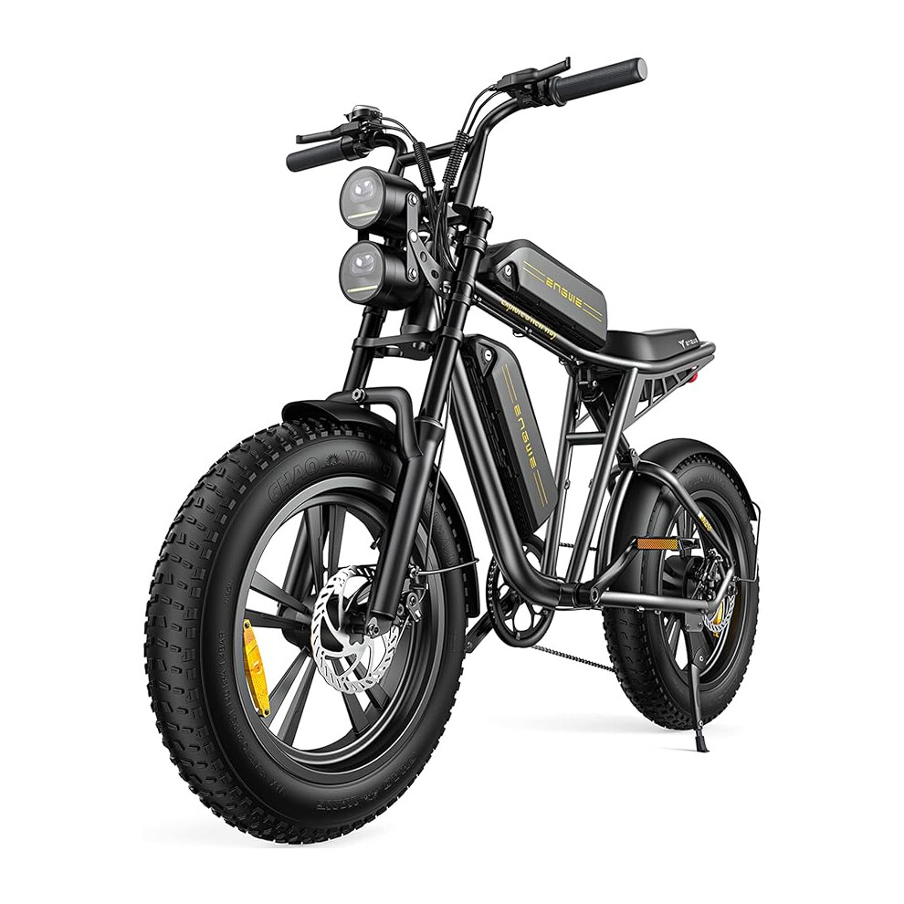 ENGWE M20 Electric Bike for Adults - 1000W 28mph(Dual Battery)(Black)