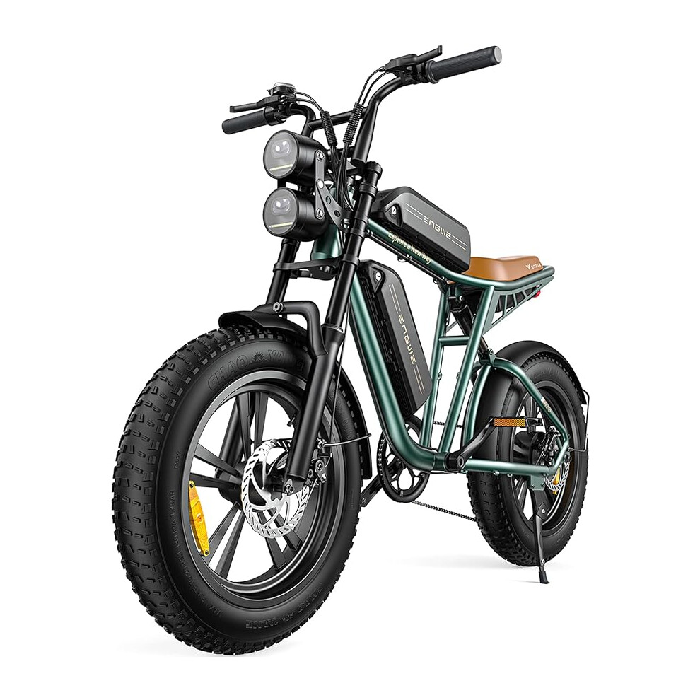 ENGWE M20 Electric Bike for Adults - 1000W 28mph(Dual Battery)(Green)