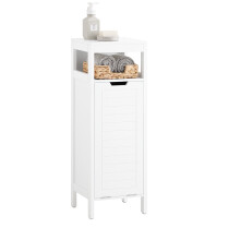 SoBuy BZR122-W, Bathroom Laundry Cabinet Bathroom Cabinet Storage
