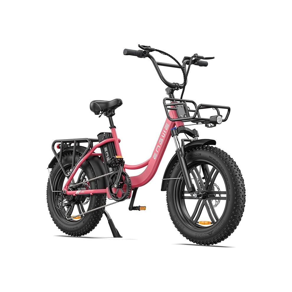 ENGWE L20 E-Bike Fat Tir 7-Speed, Dual Shock Absorber Perfect