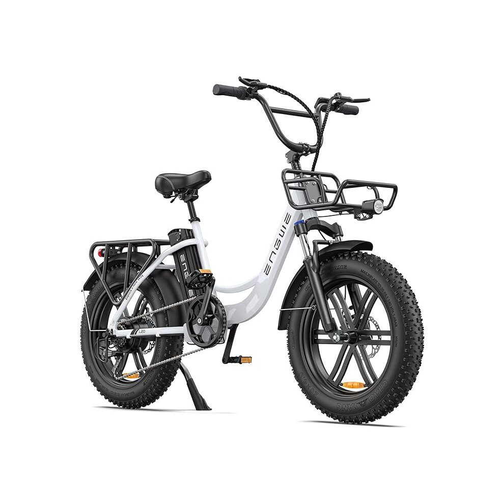 ENGWE L20 E-Bike Adults 20" Fat Tire E-Bike 7-Speed