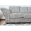 Canterbury Truffle Fabric High Back Corner Sofa 3