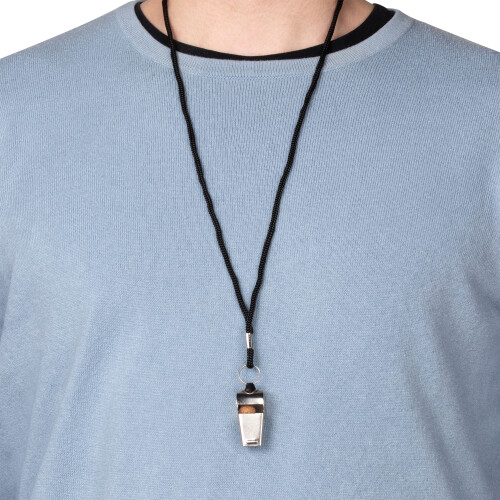2pc Stainless Steel Whistle & Lanyards Super Loud 1
