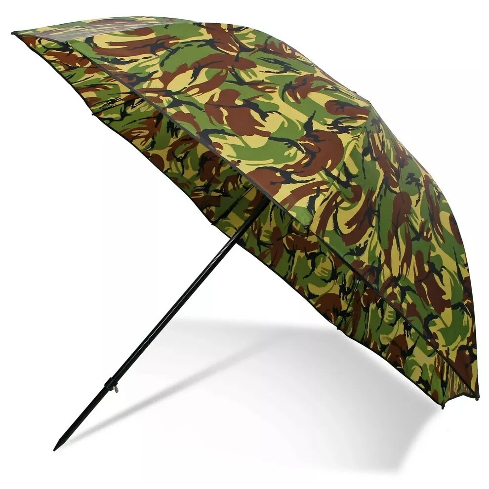 Carp Fishing Brolly 45" Umbrella Shelter System DPM Camo with Tilt Function