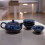 Herbal Blues Teapot Set - Pot & Four Cups 1