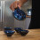 Herbal Blues Teapot Set - Pot & Four Cups 2