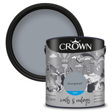 (Blue Gravel) Crown Matt Paint Emulsion Walls & Ceilings 2.5L