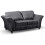 Canterbury Grey Fabric 2+1+1 Seater Sofa Set 3