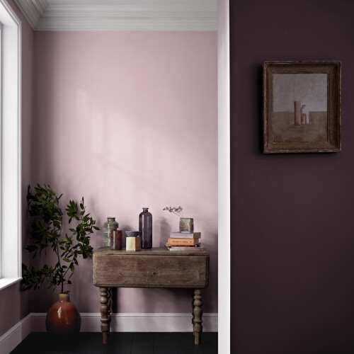 Crown (Raspberry Souffle) Crown Matt Paint Emulsion Walls & Ceilings 2.5L 2