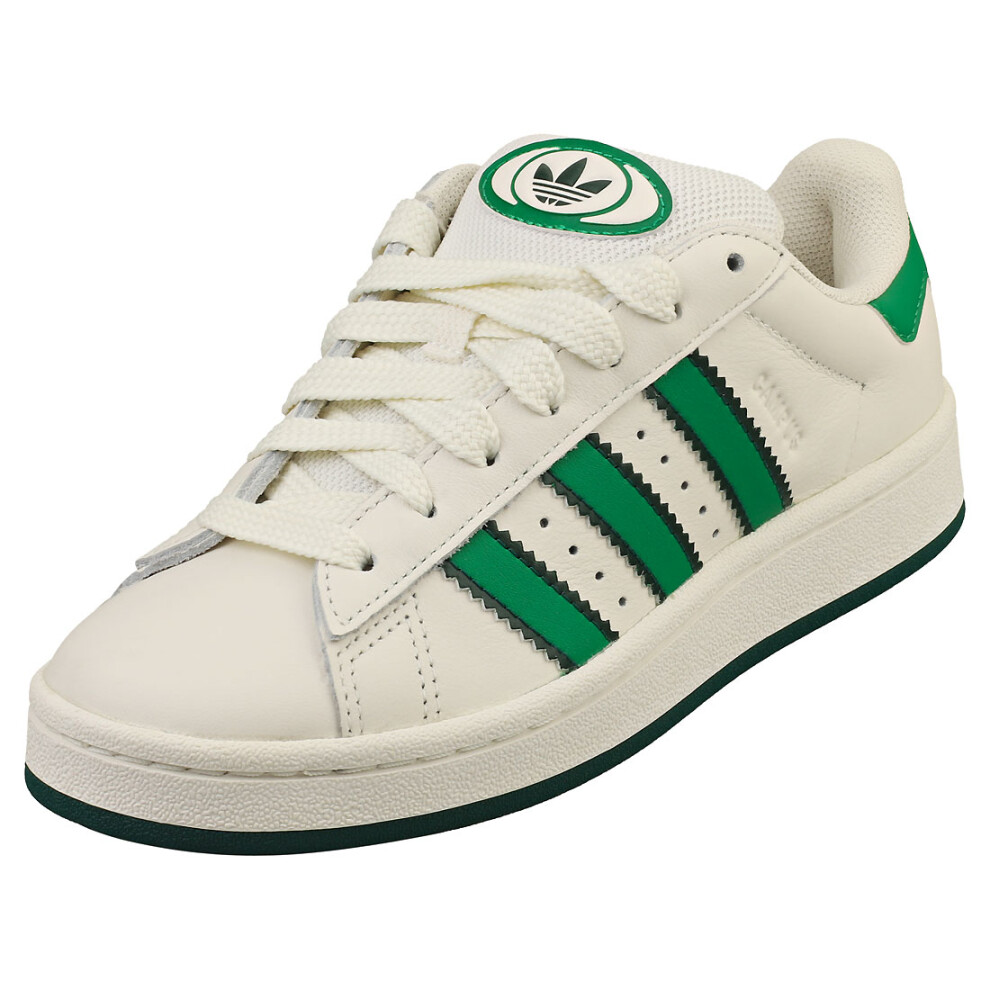 (5) adidas Campus 00s Mens Fashion Trainers in White Green