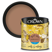 (Saddle Stitch) Crown Matt Paint Emulsion Walls & Ceilings 2.5L