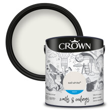 (Sail White) Crown Matt Paint Emulsion Walls & Ceilings 2.5L