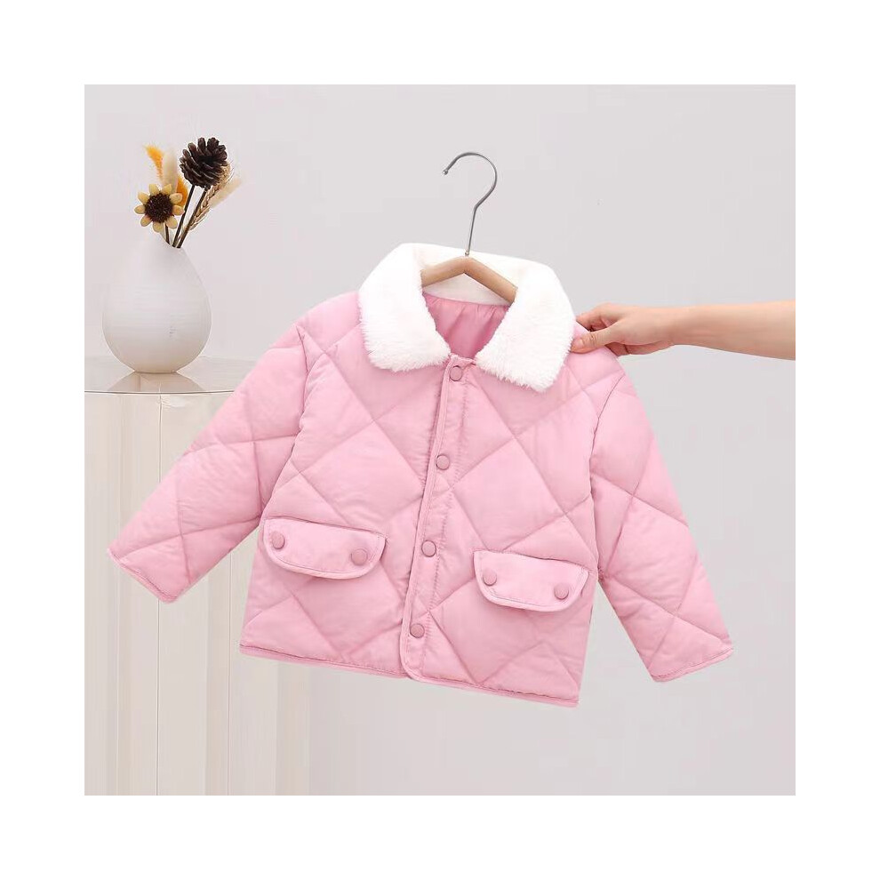 Xcsgsra (Pink, 1-2Years) Baby Kids Girls Winter Jackets Coat Warm Fleece Uk Pink,Not,Specified