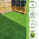 (1.5m, 5m) 20mm Artificial Grass- Realistic Looking Lawn Turf 9