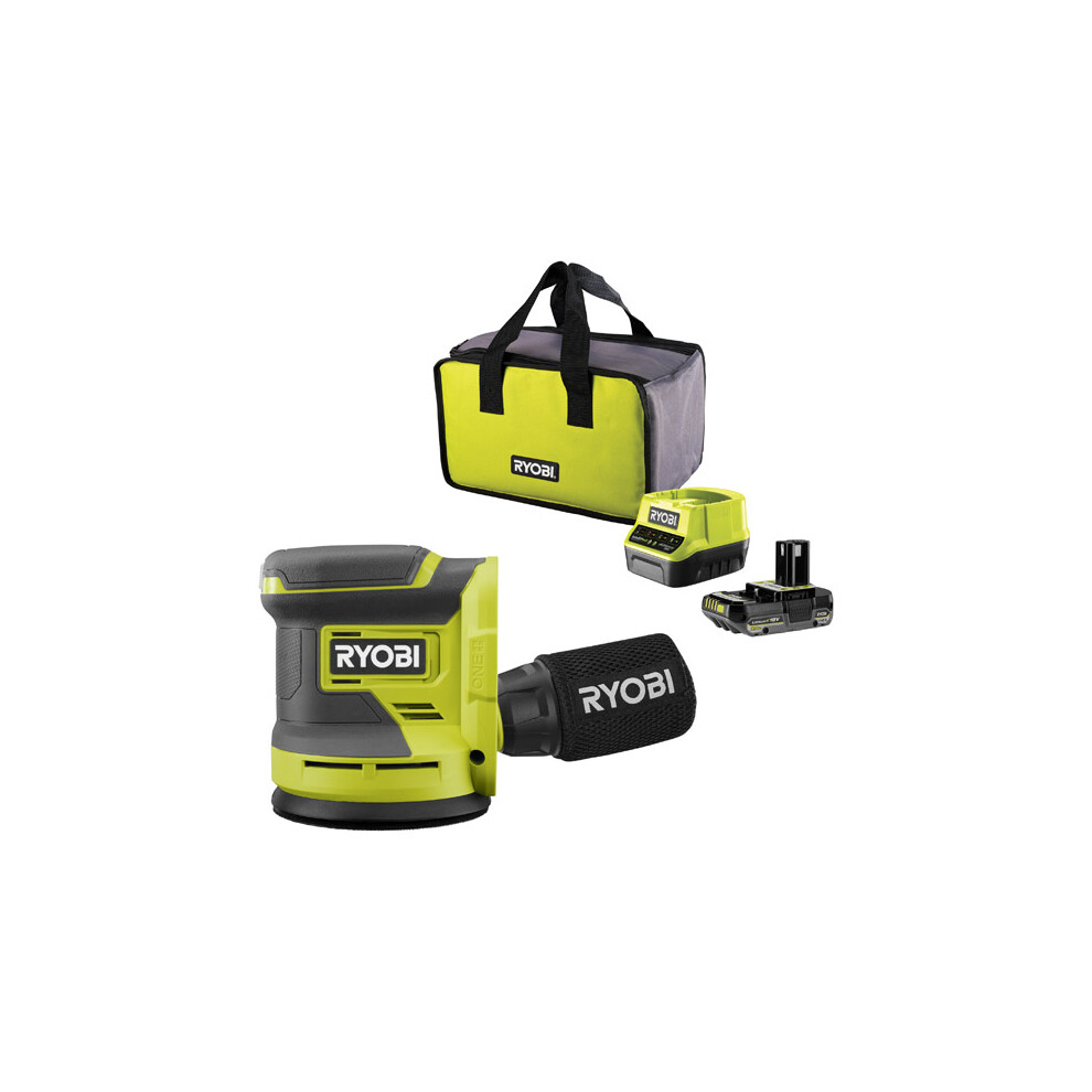 Ryobi ONE+ Random Orbital Sander Kit (1x 2.0Ah) 18V RROS18-1C20SL