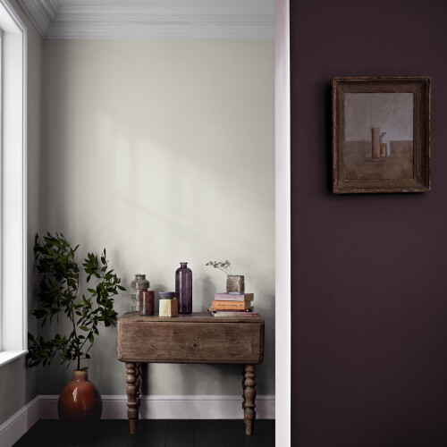 Crown (Grey Putty) Crown Silk Paint Emulsion Walls & Ceilings 2.5L 2