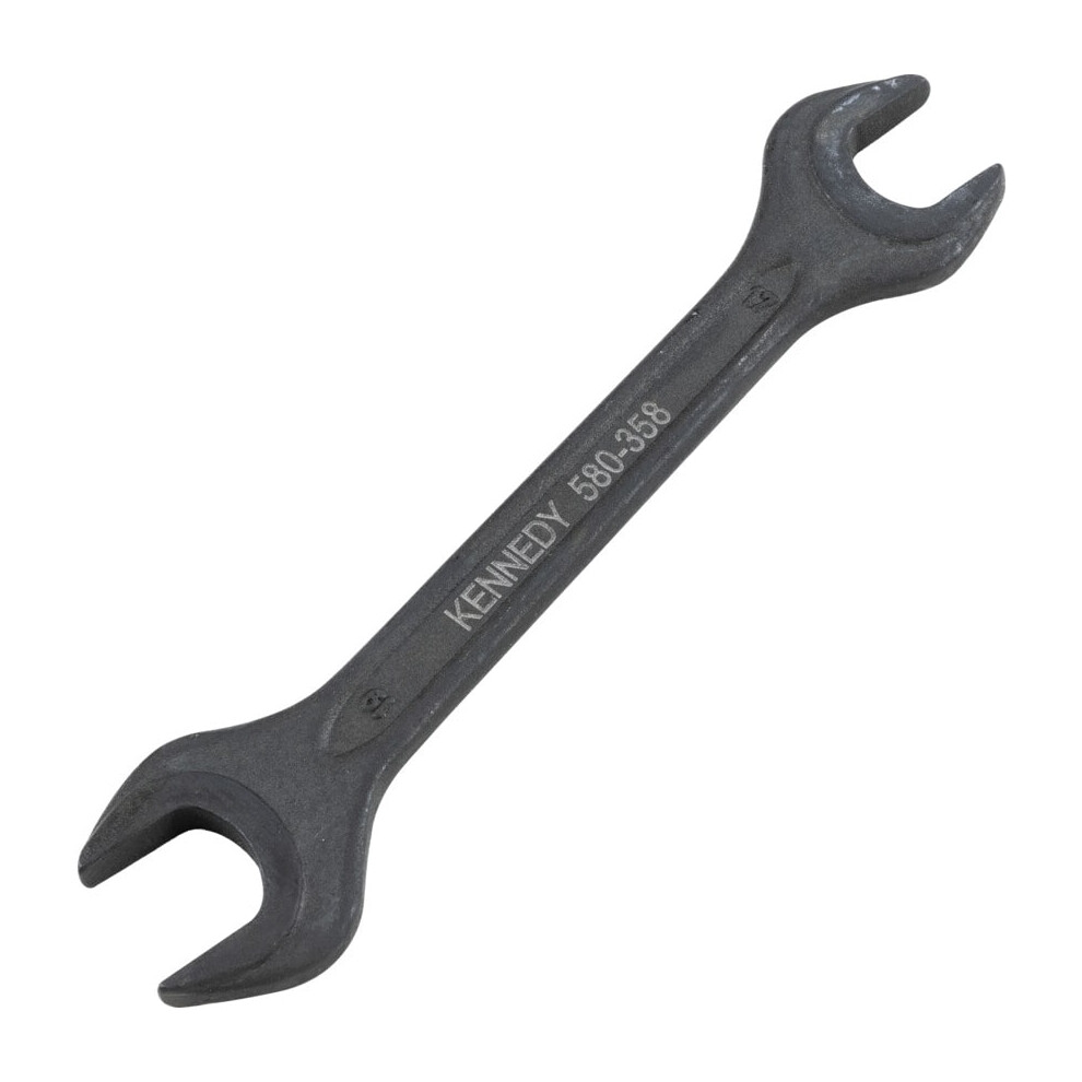 Metric Open Ended Spanner, Double End, Vanadium Steel, 17mm x 19mm