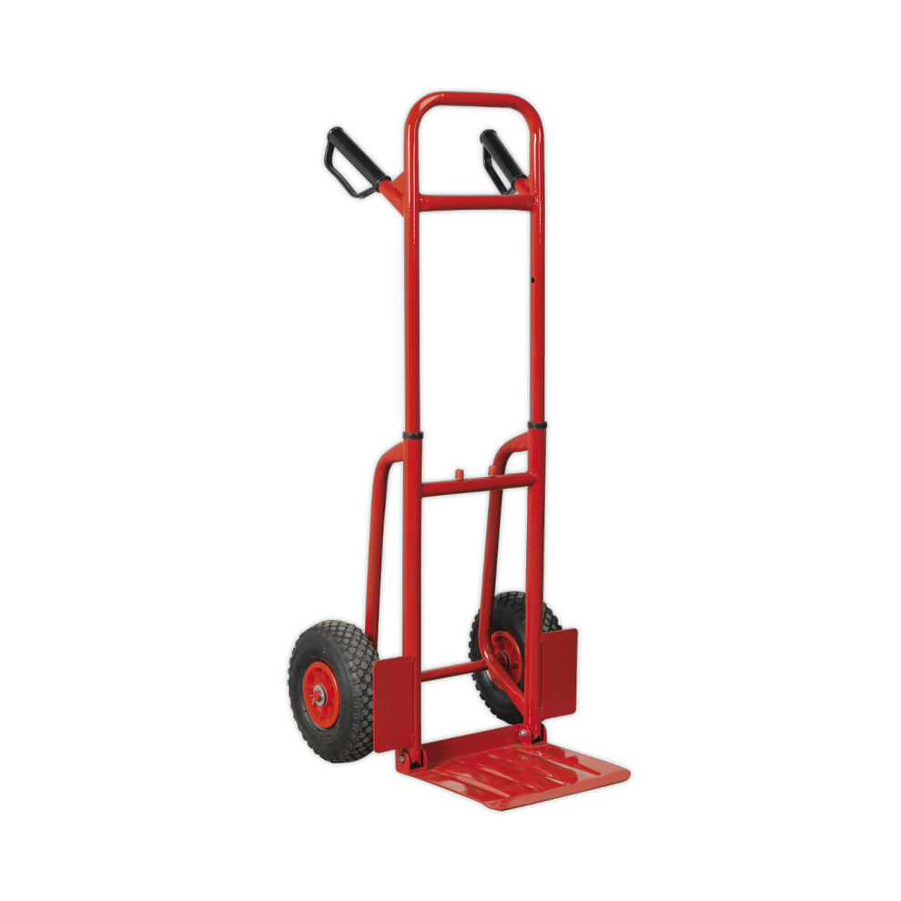 Sack Truck with Pneumatic Tyres 200kg Folding