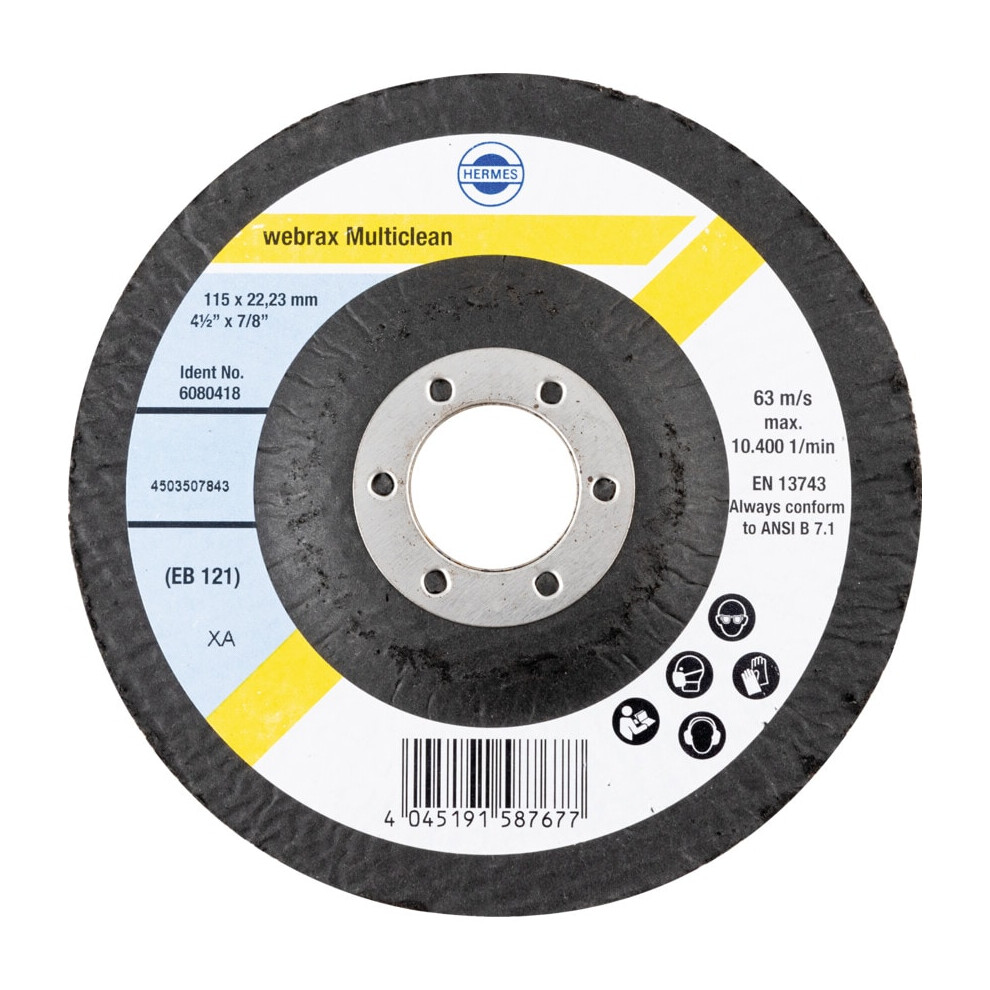 Webrax Multiclean Paint & Rust Removal Disc 115MM