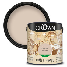 (Toasted Almond) Crown Silk Paint Emulsion Walls & Ceilings 2.5L