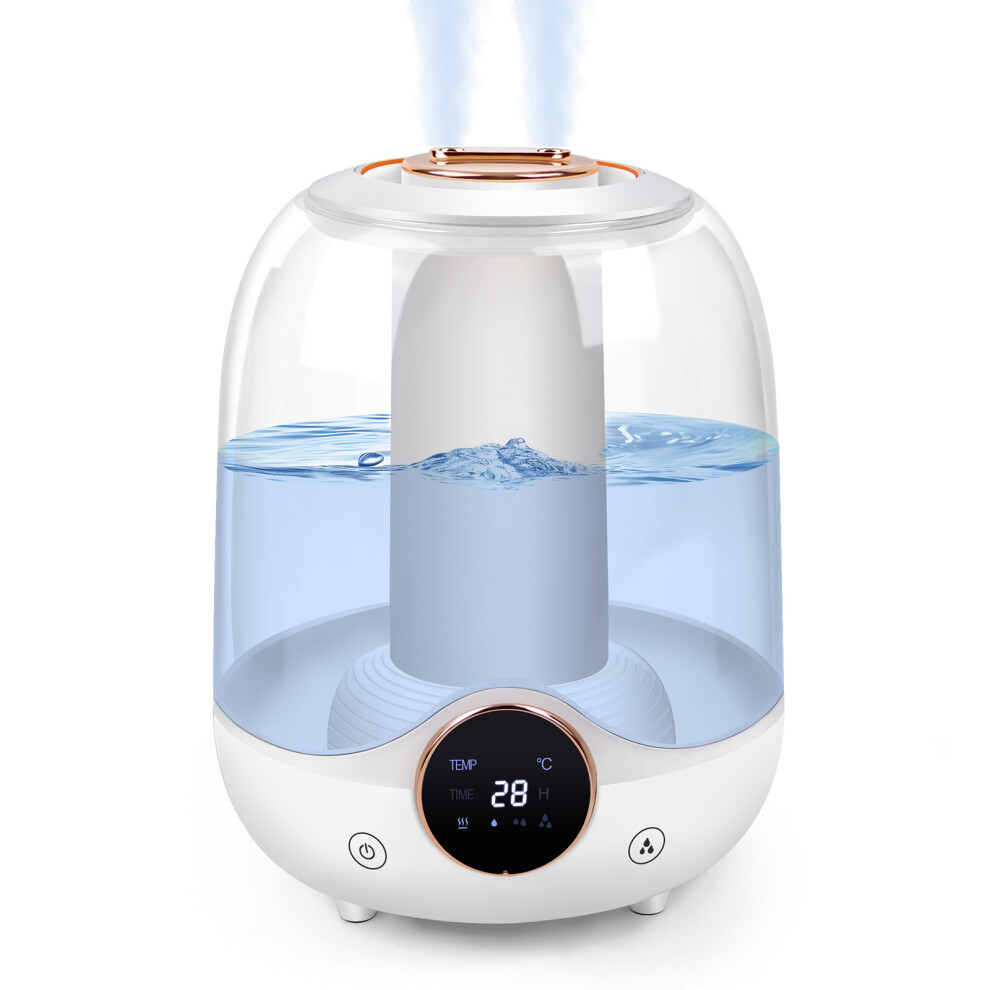 3L Humidifiers for Bedroom Baby Room with Night Light, Cool Mist Humidifier for Home, Office & Plant, Auto-Off