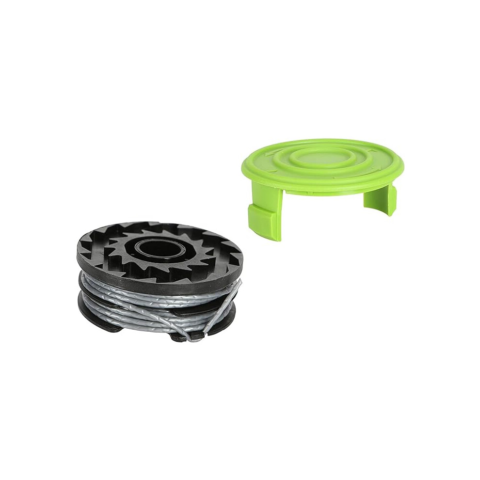 Greenworks Double Thread Spool 2mm Diameter 6m with Protective Cover for 40V Lawn Trimmers G40LT G40LTK2 G40LTK2x Series, 4+6e