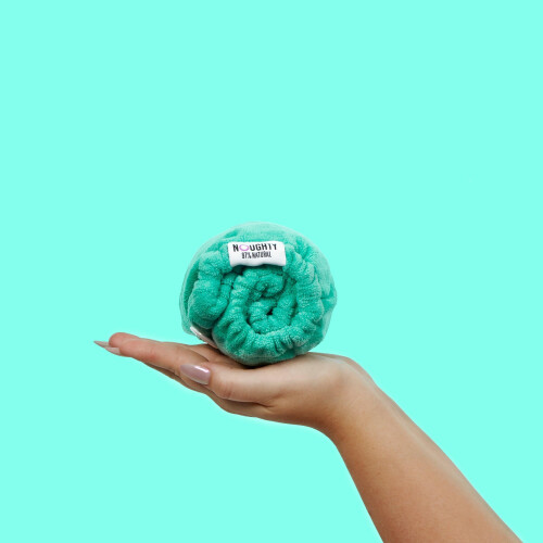 Noughty (Green) Microfibre Hair Towel 1