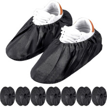 10 Pairs Of Reusable Non-slip Shoe Covers