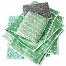 Bebetter Lot De 6 Chiffon Bambou Microfibre Pour Vitres Miroirs Carreaux Carrosserie Microfibre Bambou Vitre Mnage Salle De Bain