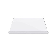Kitchen Countertop With Acrylic Cutting Board, Countertop With Transparent Cutting Board With Edges, Countertop Protector, Home And Restaurant