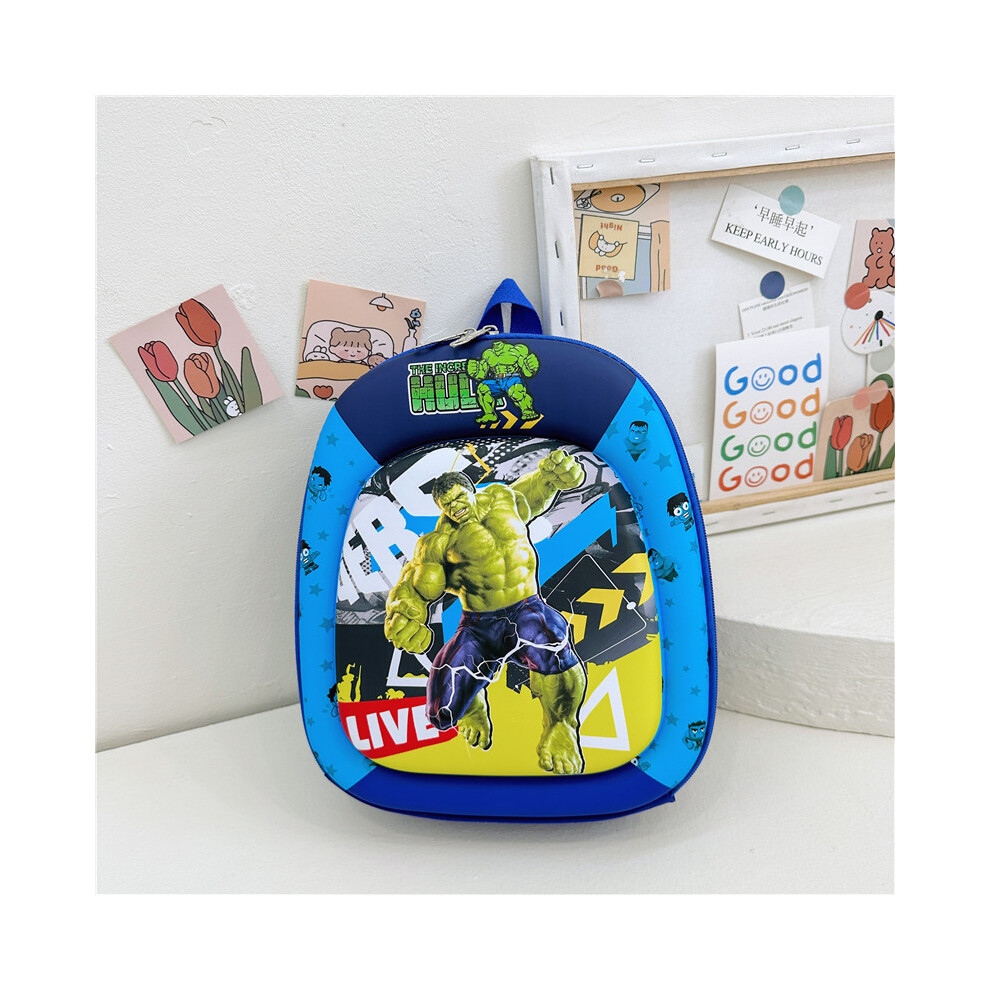 (Hulk) Durable And Lightweight Cartoon Eva Backpack For Young Children Boys And Girls