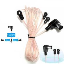 Aerial Fm Antenna 75 Ohm F-type Male Plug For Home Radio Stereo Signal Receiver