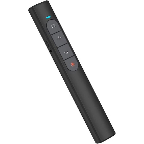 Powerpoint Computer Remote Control With Hyperlink Volume, 2.4ghz Usb Powerpoint Remote Control Wireless Pointer Presentation Clicker Powerpoint Zapett