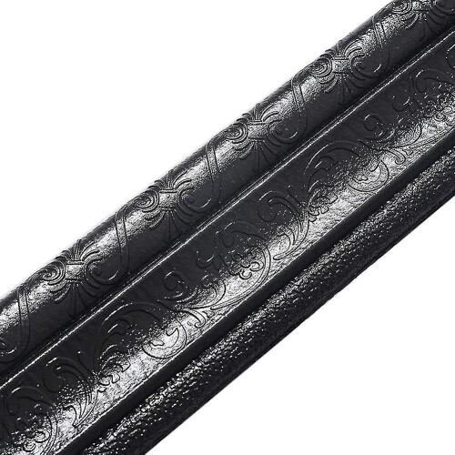 Wallpaper Border 3d Foam Wall Stickers Waterproof(black)