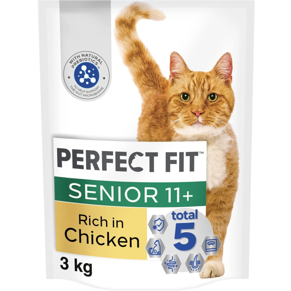 3kg Perfect Fit Advanced Nutrition Senior Complete Dry CatFood Chicken