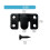 12pcs Black Mount Bracket Interlock Hanging Buckle Z Clips Headboard Wall Mounting Brackets With 48 3
