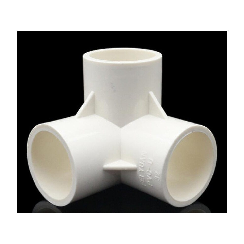 3-Way Pvc Fitting, Pvc Pipe Connectors, Three-Dimensional Fittings, Furniture Connectors, Greenhouse Frame (Size: 32Mm) 9099488786415