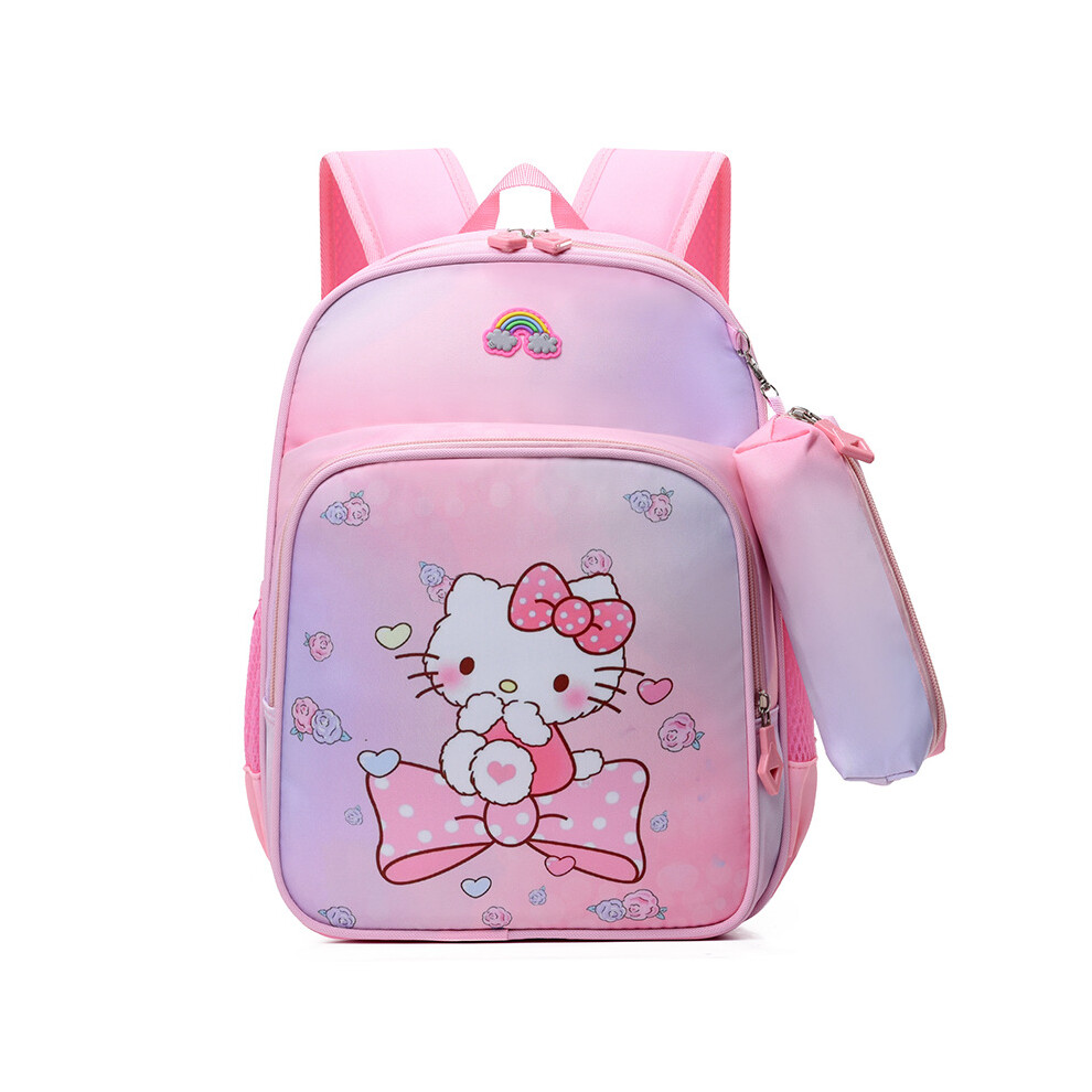 (Hello Kitty) And Adorable Practical Cartoon Kuromi Backpack For Kindergarten Kids