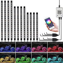 12pcs Motorcycle Led Underglow Lights Kit