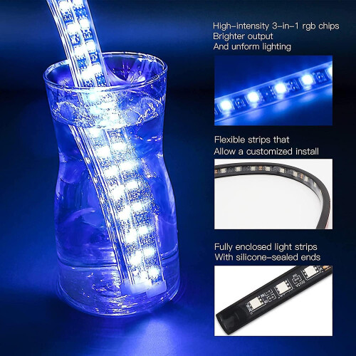 12pcs Motorcycle Led Underglow Lights Kit 1