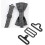 50 Set Bow Tie Hardware Sets Adjustable Straps Necktie Hook Bow Tie 3